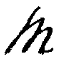 Handwriting Analysis - Capital Letter M