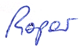 Handwriting Analysis - Word with the Capital Letter R