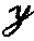 Handwriting Analysis - lower case Letter y